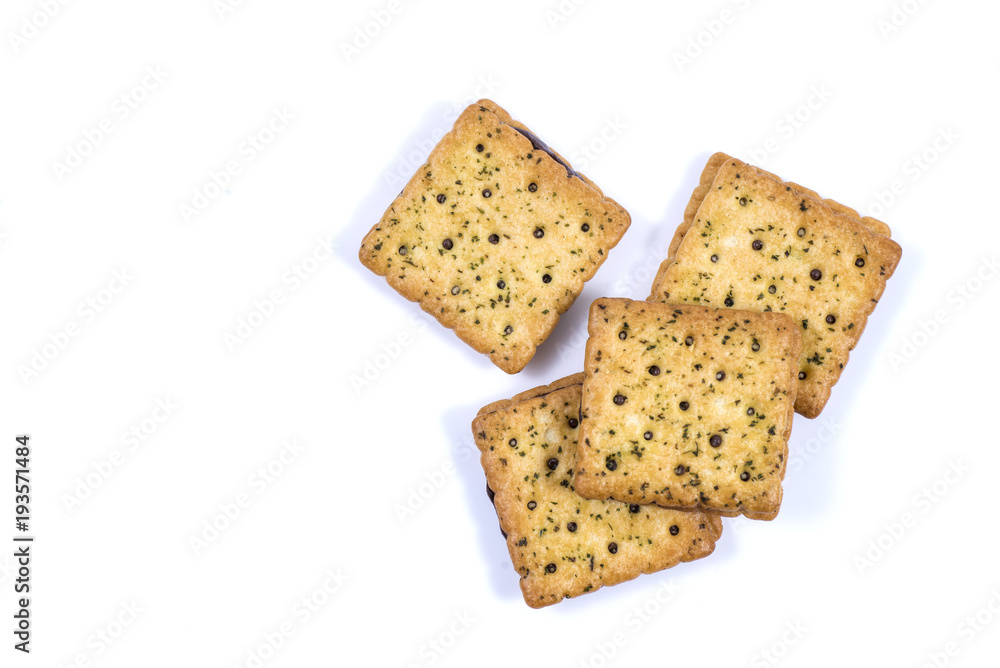 biscuit isolated on white background biscuit isolated on white background