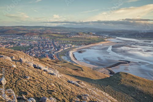 Scenic British Coastal Town in North Wales