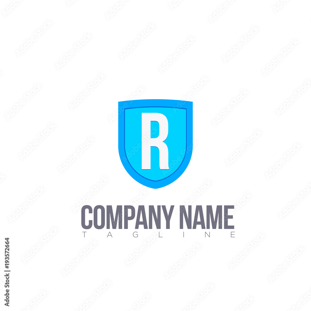 r modern letter logo template r modern letter logo template