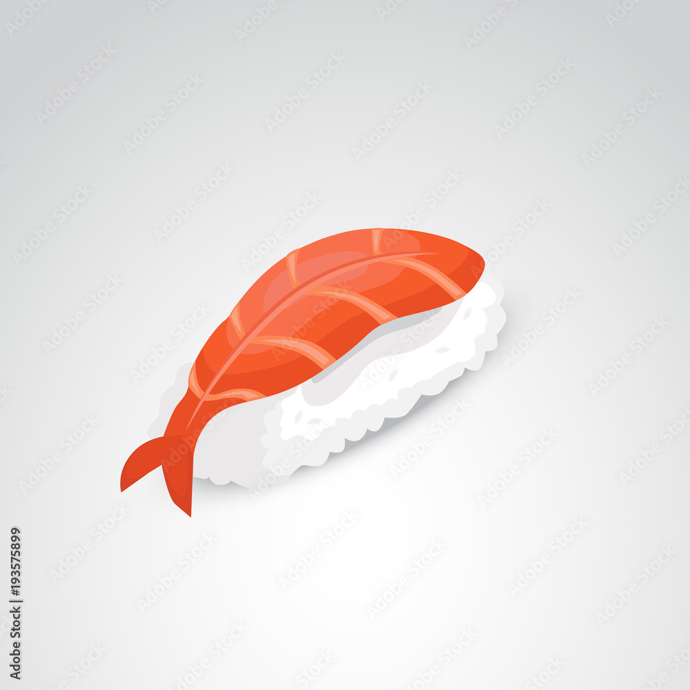 Sushi vector icon isolated on white background. Sushi vector icon isolated on white background.