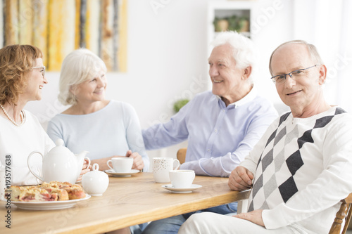 Seniors in nursing home