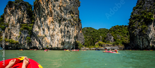 Canoeing at Koh Hong Island