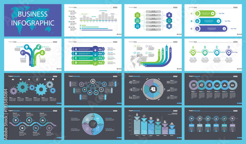 Training Charts Slide Templates Set