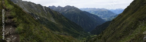 Bergpanorama in den Alpen, Kaunertal