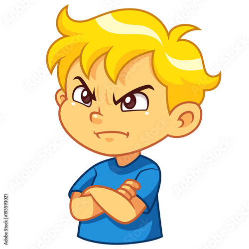 Angry Boy Expression
