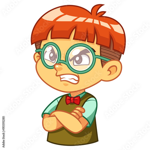 Angry Nerd Expression