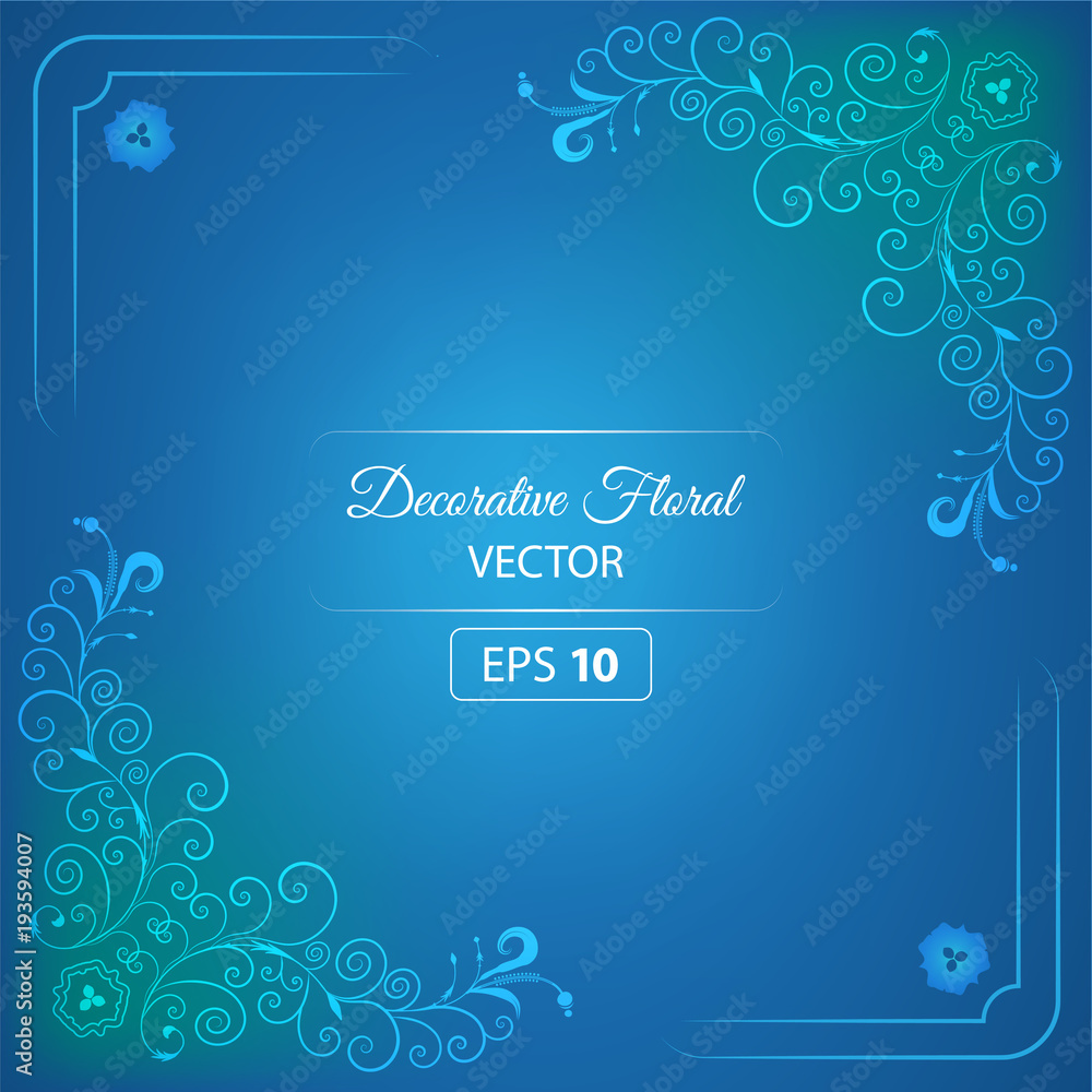 Vector floral background, illustration Vector floral background, illustration