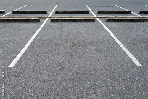 Empty parking lot