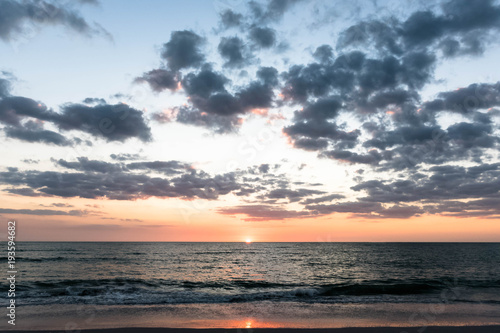 Sunset reflected in the sand Treasure Island, Florida