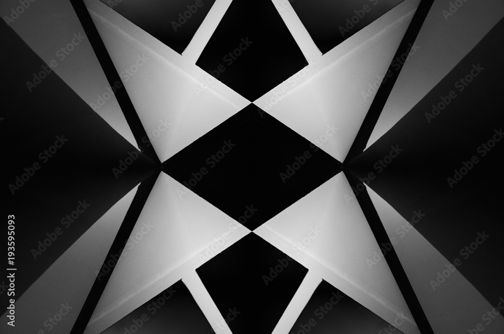 Urban Symmetry Background Black and White Urban Symmetry Background Black and White