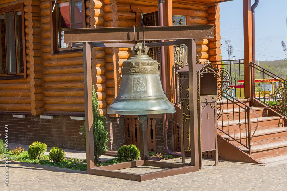 Obraz premium Modern wooden church in the city of Rostov-on-Don, Russia