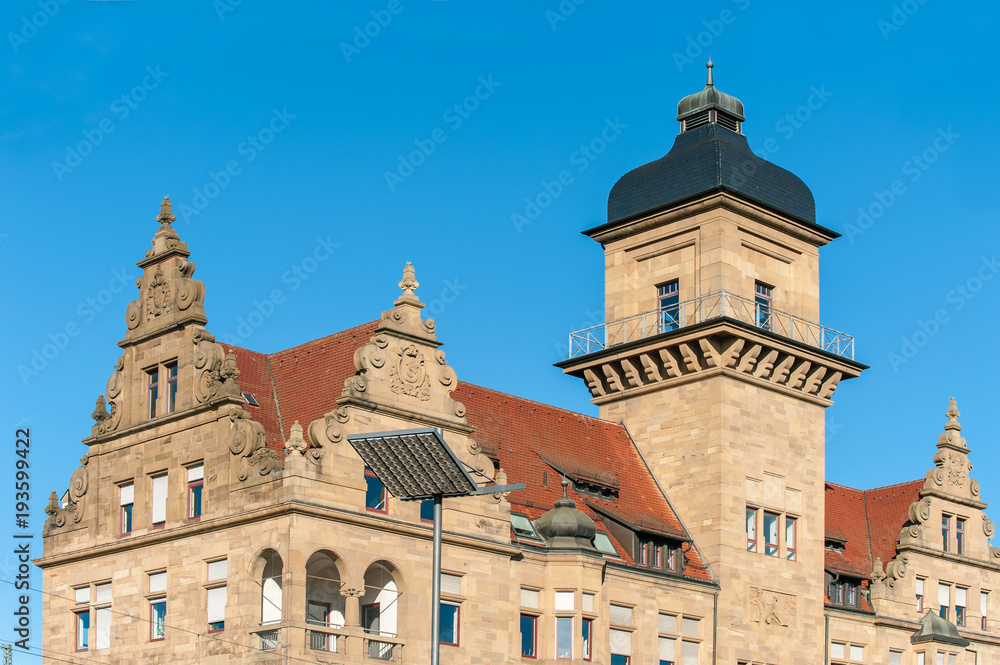 Fototapeta premium Ehemaliges Postamt No 2 in Heilbronn