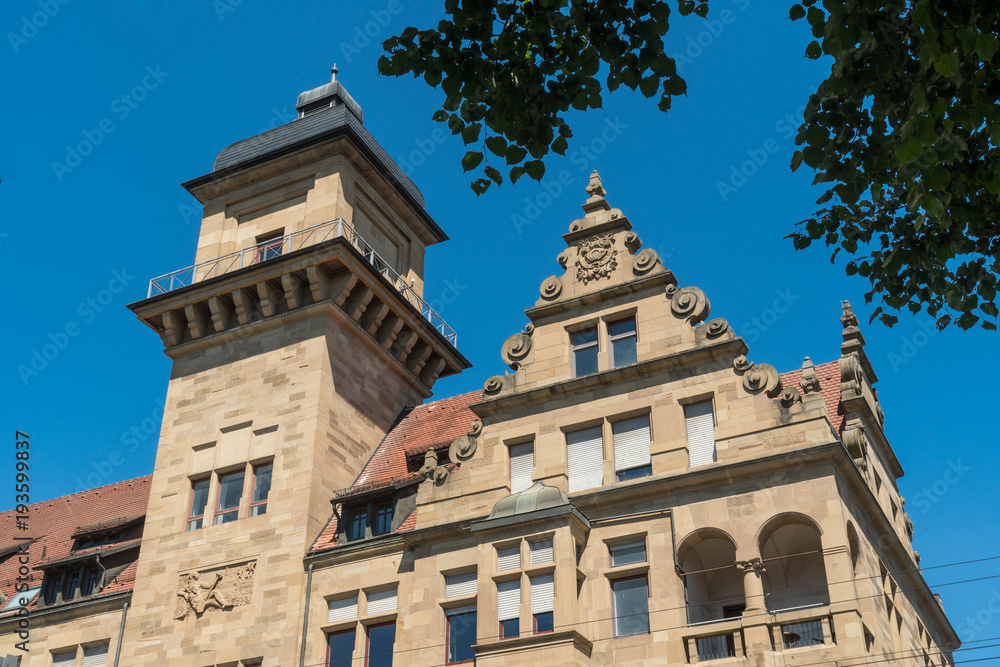 Obraz premium Ehemaliges Postamt No 2 in Heilbronn