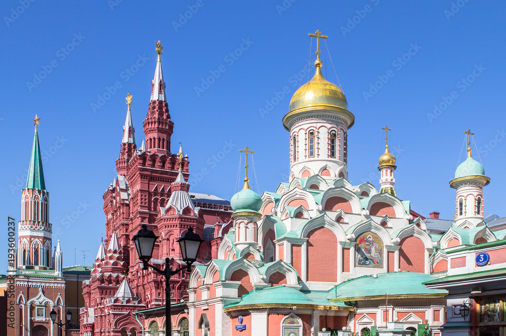 Obraz premium Kazansky Cathedral in Moscow, Russia