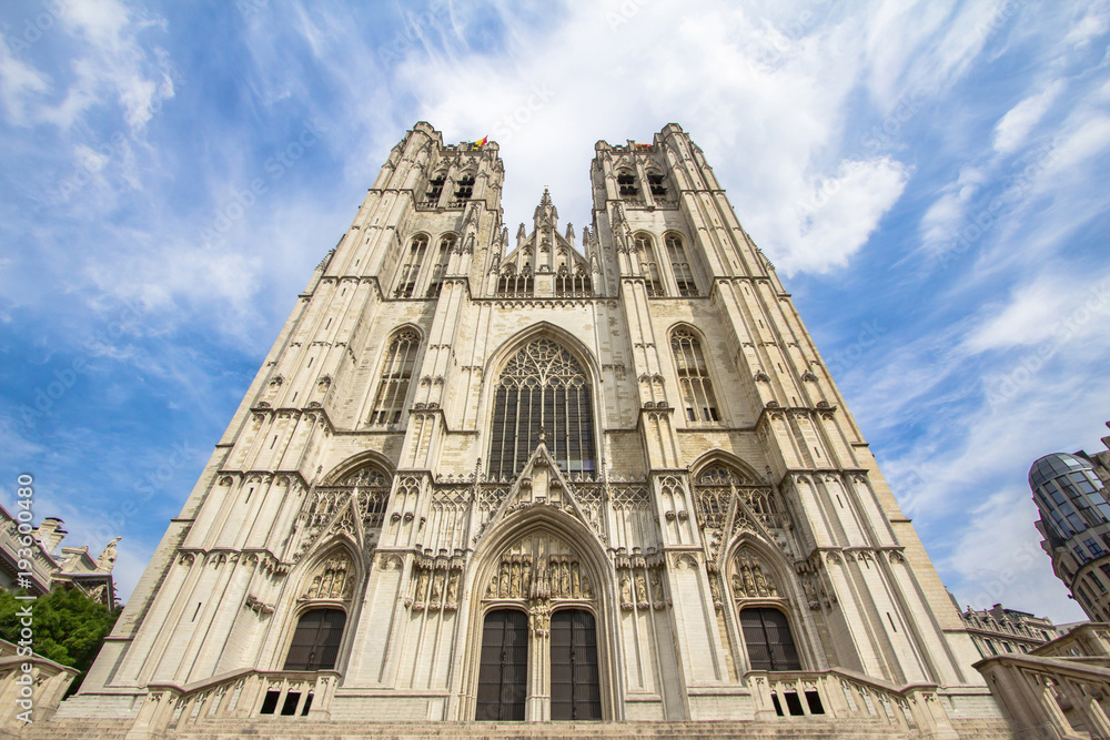 Cathedral St. Michael and St. Gudula in Brussel, Belgium