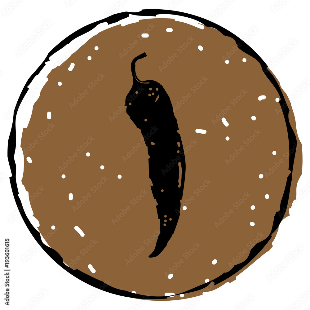 Fototapeta premium Pepper icon vector illustration