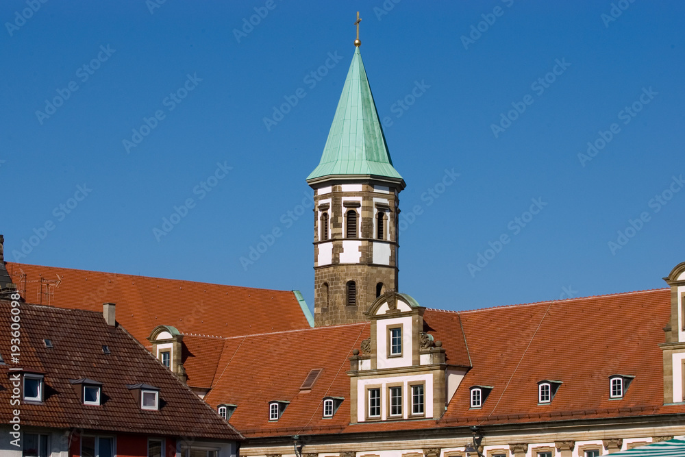 Turm des Deutschordensmünsters in Heilbronn