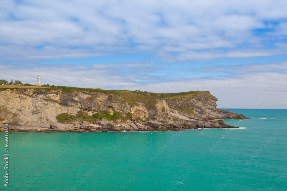 Cape Mayor lighthouse in Santander,Spain Cape Mayor lighthouse in Santander,Spain