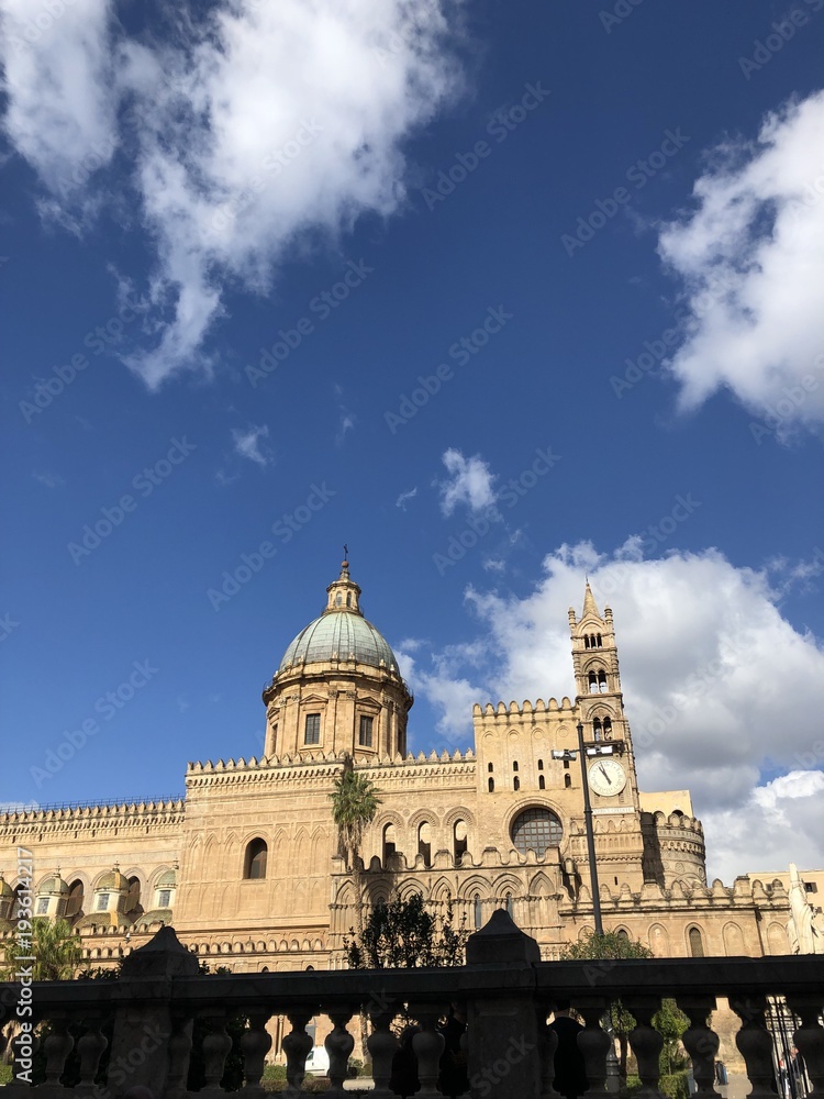 Abside della cattedrale di Palermo, Sicilia, Italia