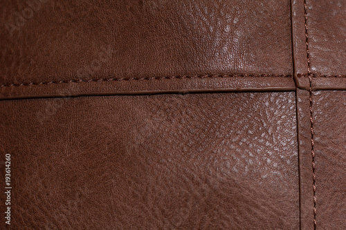 seam on leather texture
