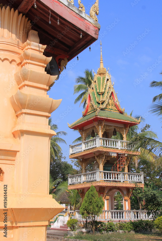 Naklejka premium Vientiane-capital of Laos