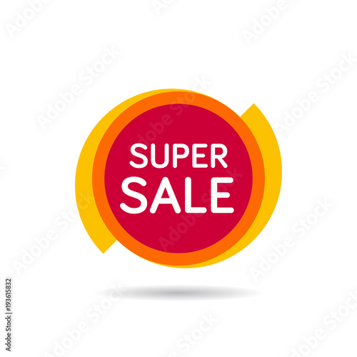 super sale sticker