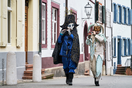 Quadro su tela Fasnacht in Basel