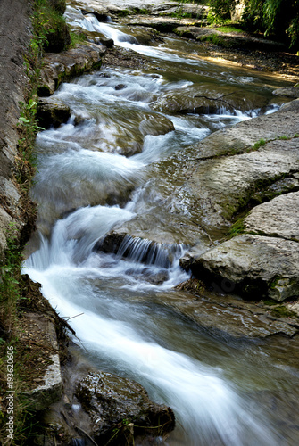 Mountain river stream