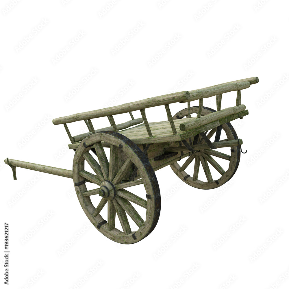 Fototapeta premium wooden cart