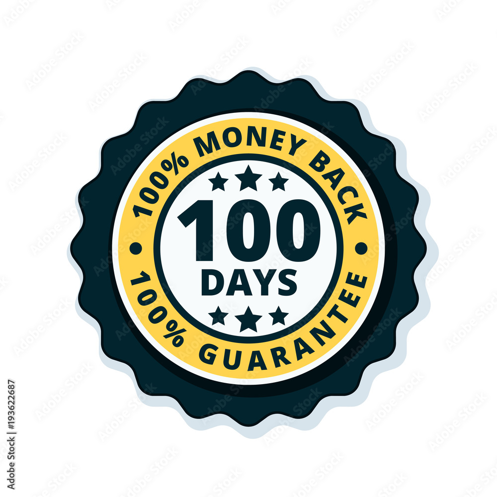 100 Days Money Back illustration 100 Days Money Back illustration