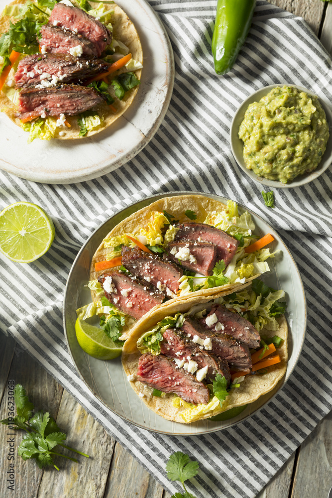 Homemade Korean Steak Tacos
