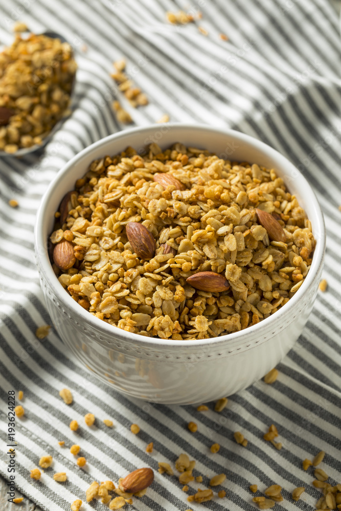 Homemade Baked Honey Almond Granola Homemade Baked Honey Almond Granola