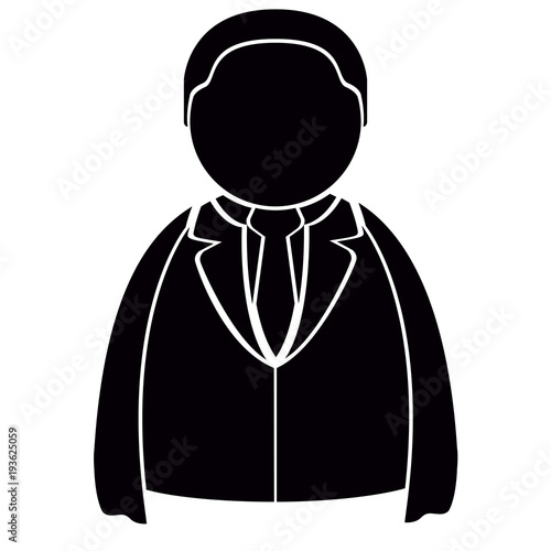 Abstract businessman icon