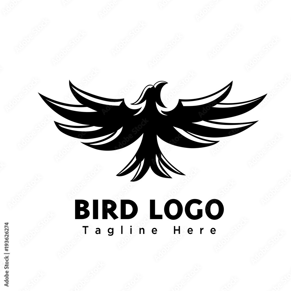 Abstract classic eagle fly logo Abstract classic eagle fly logo
