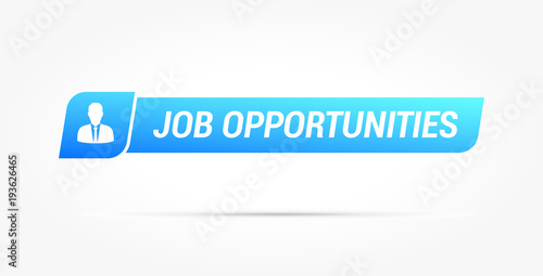Job Opportunities Businessman Label