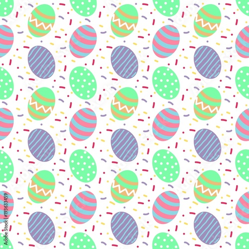 easter egg seamless pattern