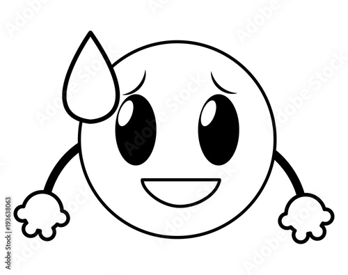 line shame laugh emoji face expression with arms