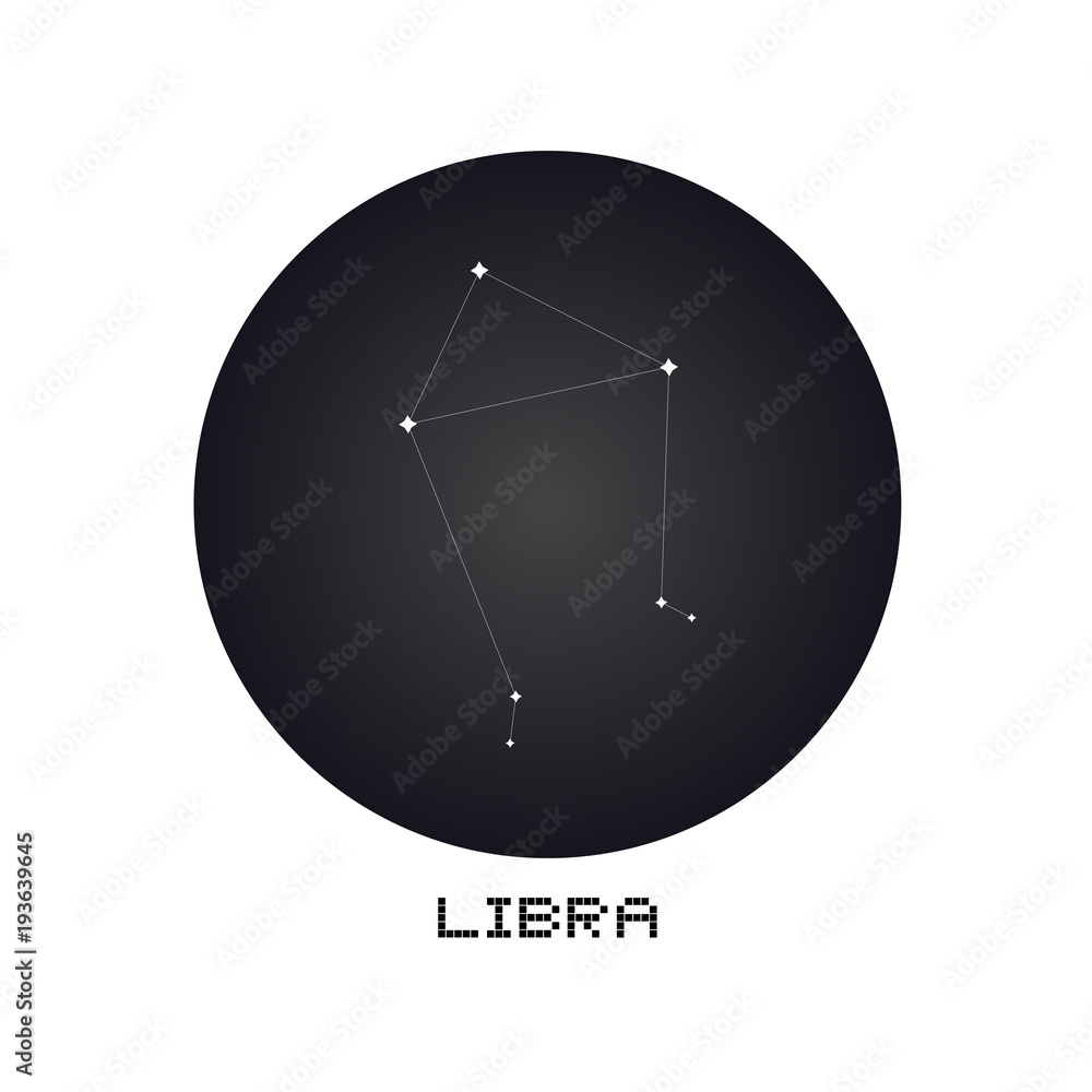 Libra constellation symbol