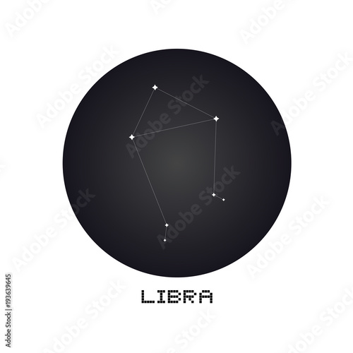 Libra constellation symbol