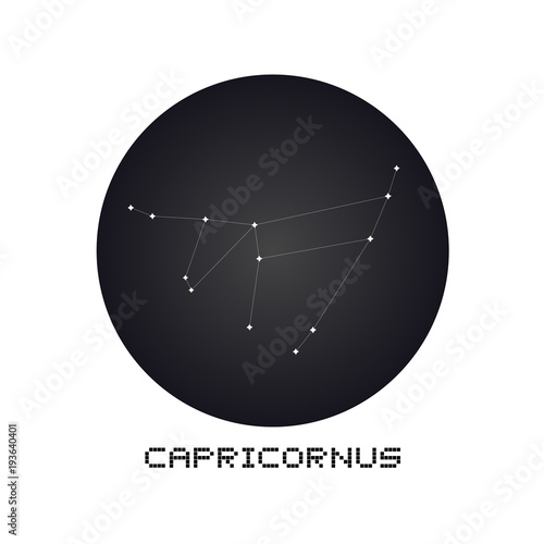 Capricornus constellation symbol