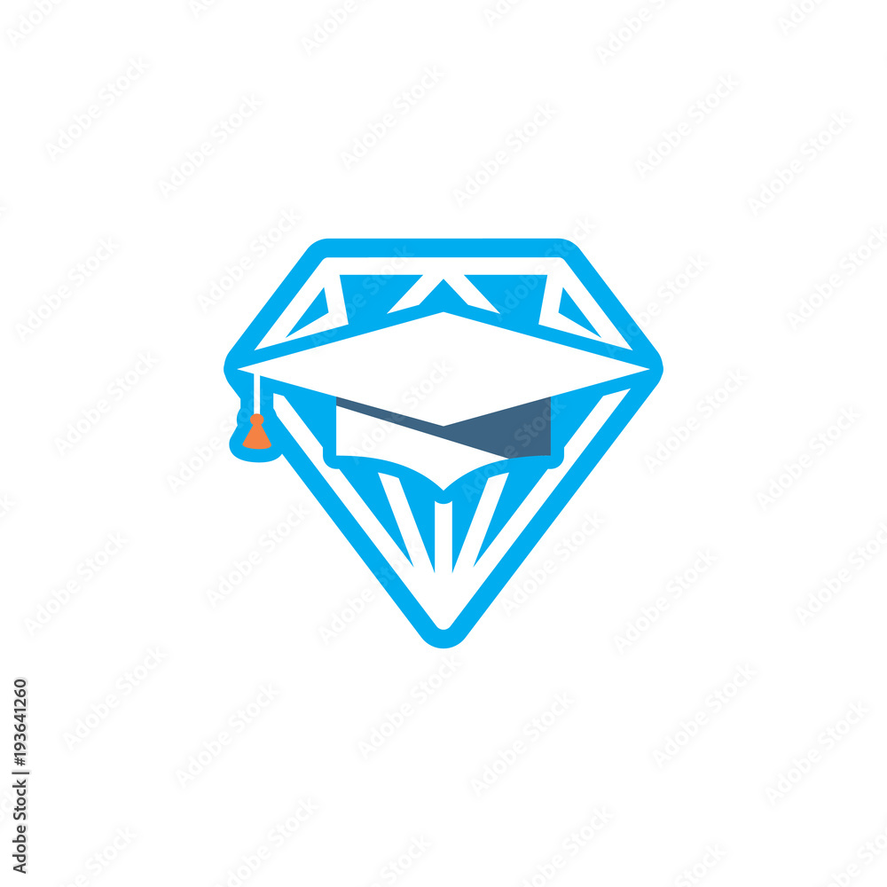 Education Diamond Logo Icon Design Education Diamond Logo Icon Design
