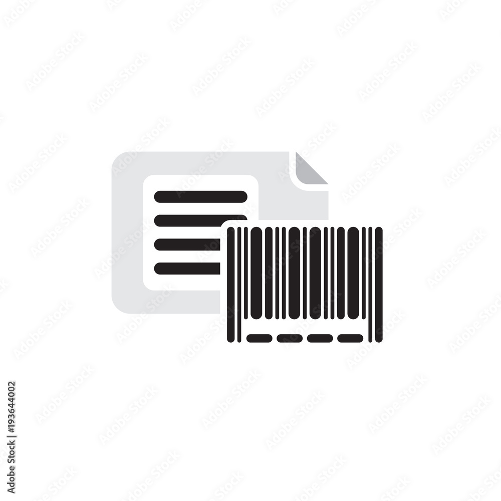 Barcode Document Logo Icon Design Barcode Document Logo Icon Design