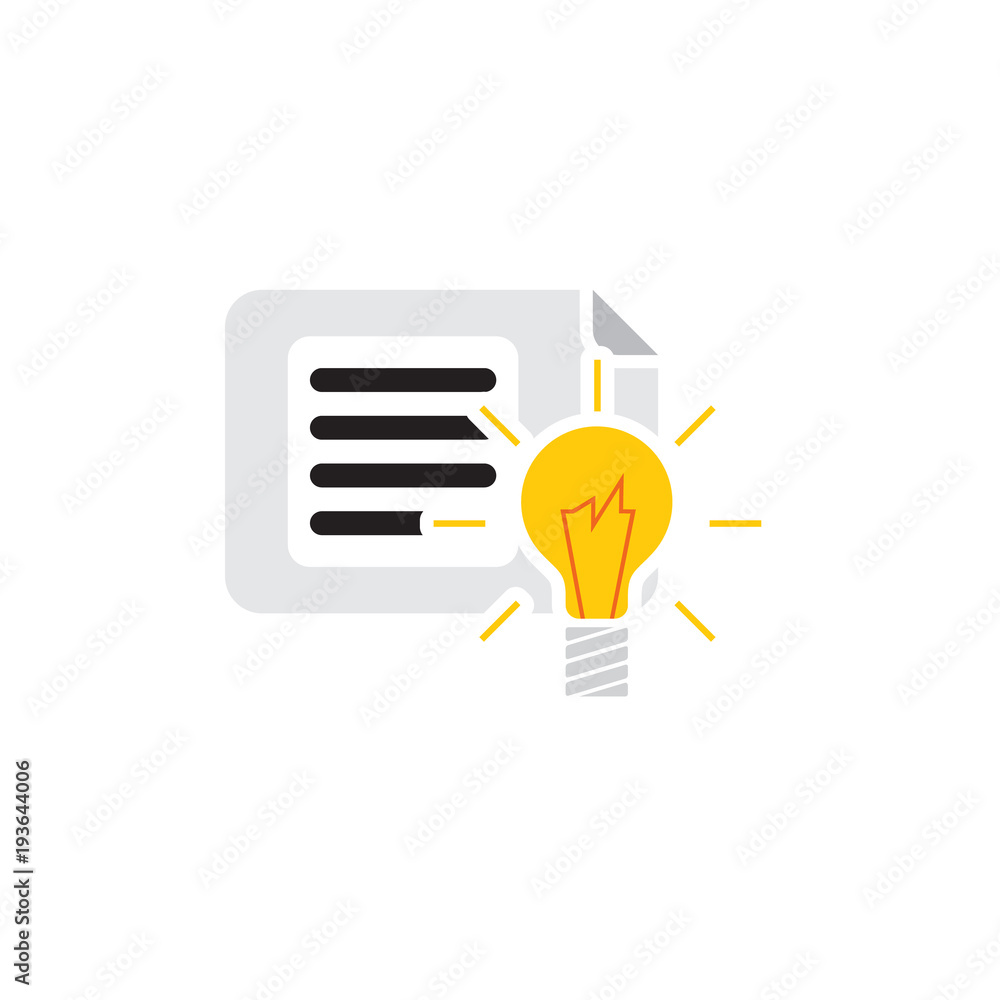 Idea Document Logo Icon Design Idea Document Logo Icon Design