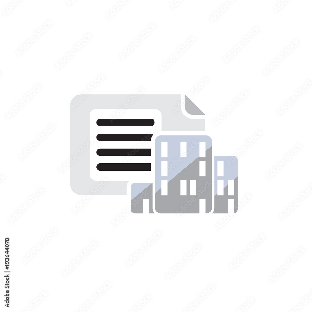 Building Document Logo Icon Design Building Document Logo Icon Design