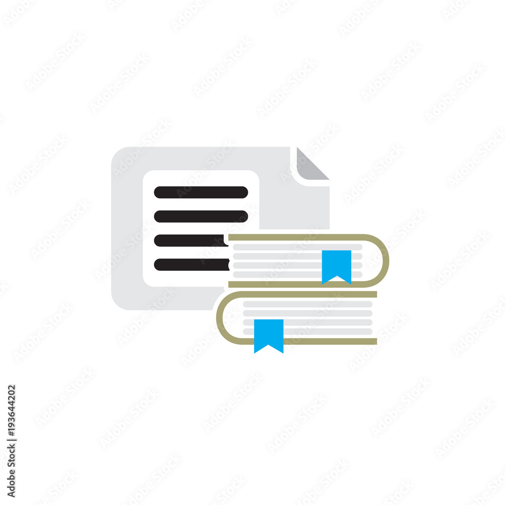 Book Document Logo Icon Design Book Document Logo Icon Design