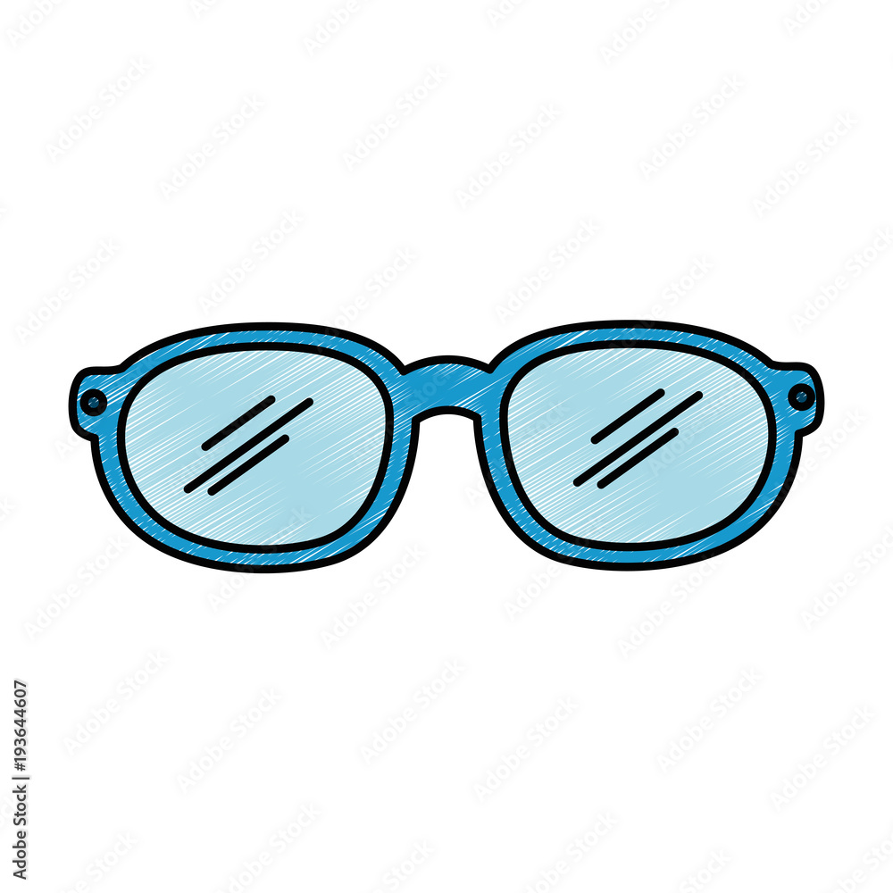 Fototapeta premium eye glasses accessory icon vector illustration design
