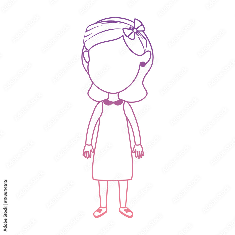 cute and little girl vector illustration design cute and little girl vector illustration design