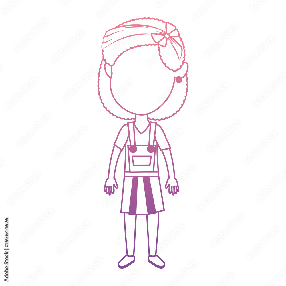 cute and little girl vector illustration design cute and little girl vector illustration design