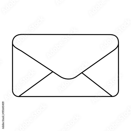 envelope mail isolated icon vector illustration design