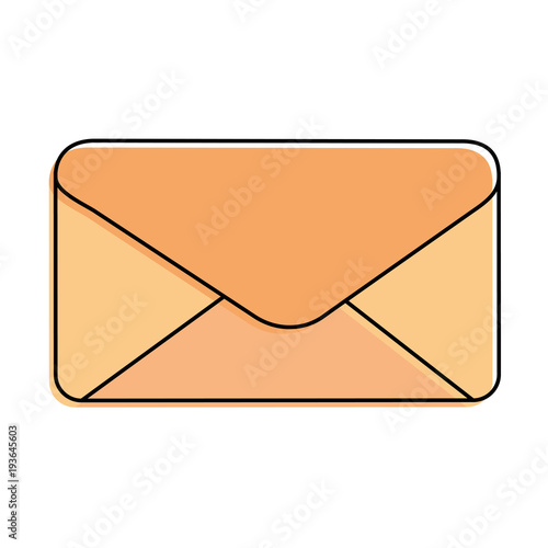 envelope mail isolated icon vector illustration design
